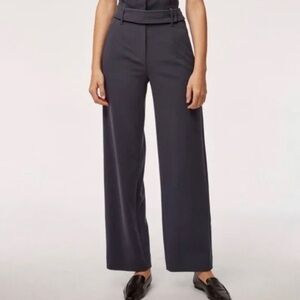 Aritzia Gray High-Waisted Pants